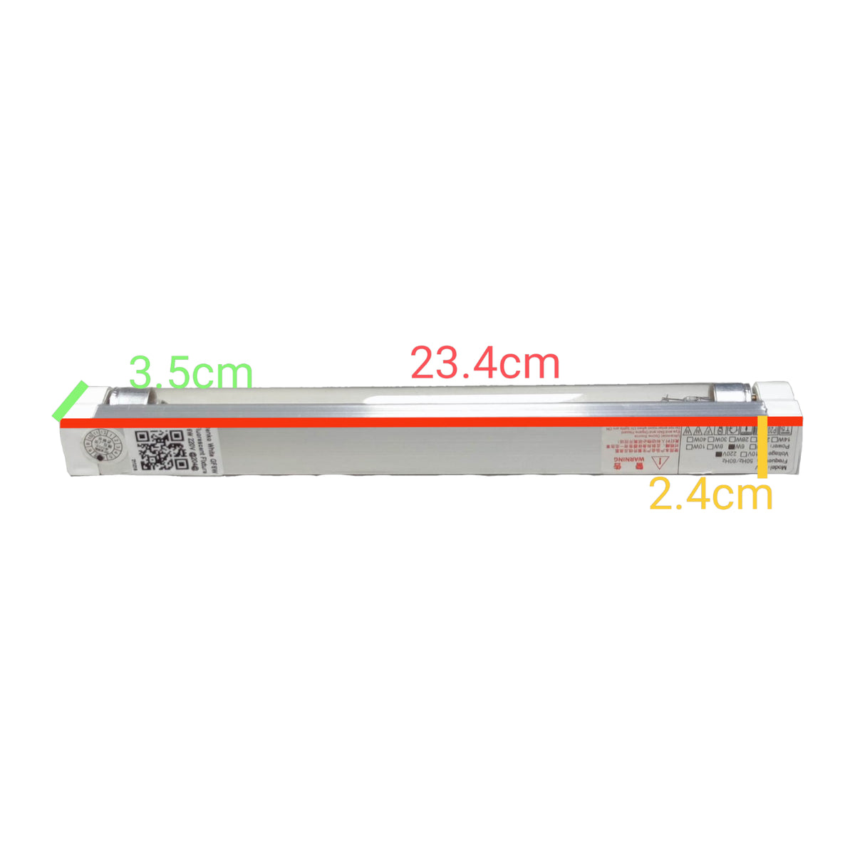Denko 6W T5 germicidal tube with fixture designed for effective sterilization and lighting