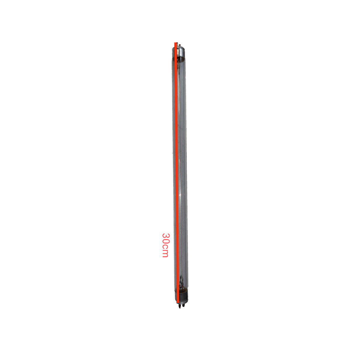 Denko 8W UV-C germicidal tube, 30cm long, ideal for disinfection and sanitization purposes