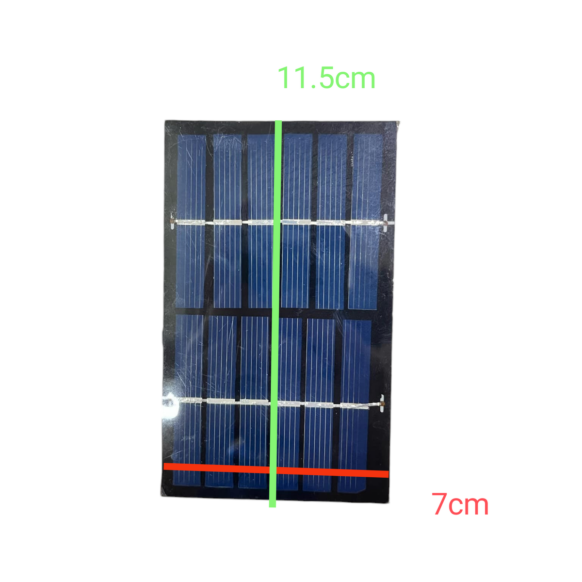 Denko 6V 1W Solar Panel 7cm x 11.5cm Compact Design