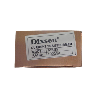 Dixsen MR-85 1000/5A current transformer retail box label
