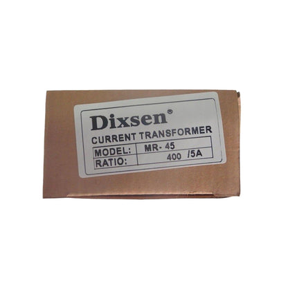 Dixsen MR-45 400/5A current transformer retail box label