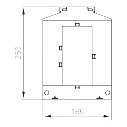 Dixsen 6000:5A Split Core Current Transformer Class 0.5 Burden 20 Window Size 81 x 160.5mm DBP-816 6000:5 DBP-8166000/5A I Electx Electrical Supply
