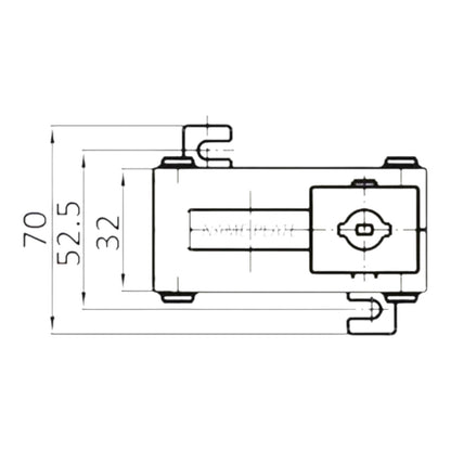 Dixsen 600:5A Split Core Current Transformer Class 0.5 Burden 2.5 Window Size 50 x 80mm DBP-58 600:5 DBP-58600/5A I Electx Electrical Supply