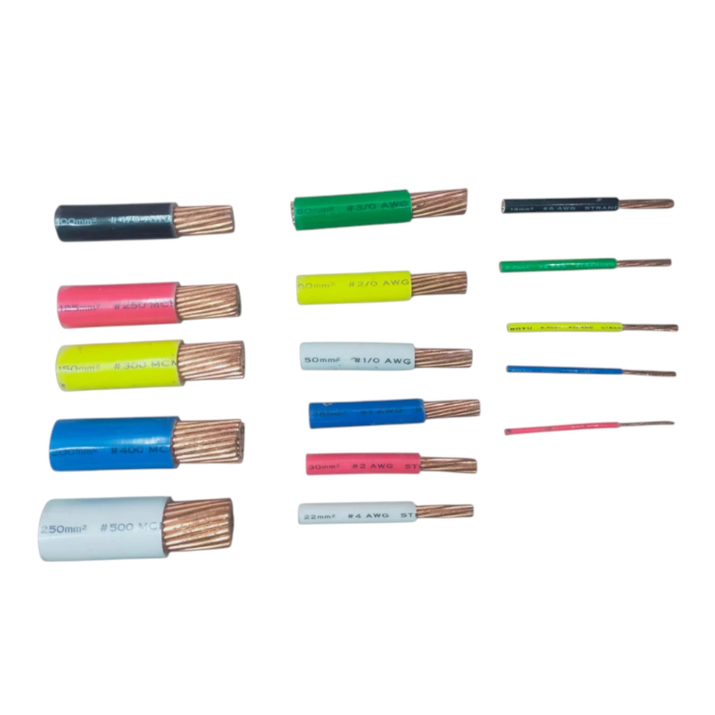 Duraflex 500mm THHN  Wire Stranded 1000MCM (Per Meter) White Electx Electrical Supply