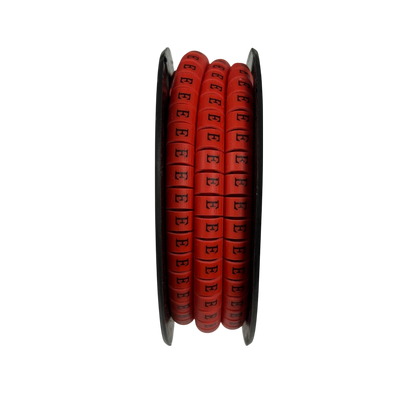Grippes (E) Cable Marker Red 5.0mm to 7.2mm 350pcs