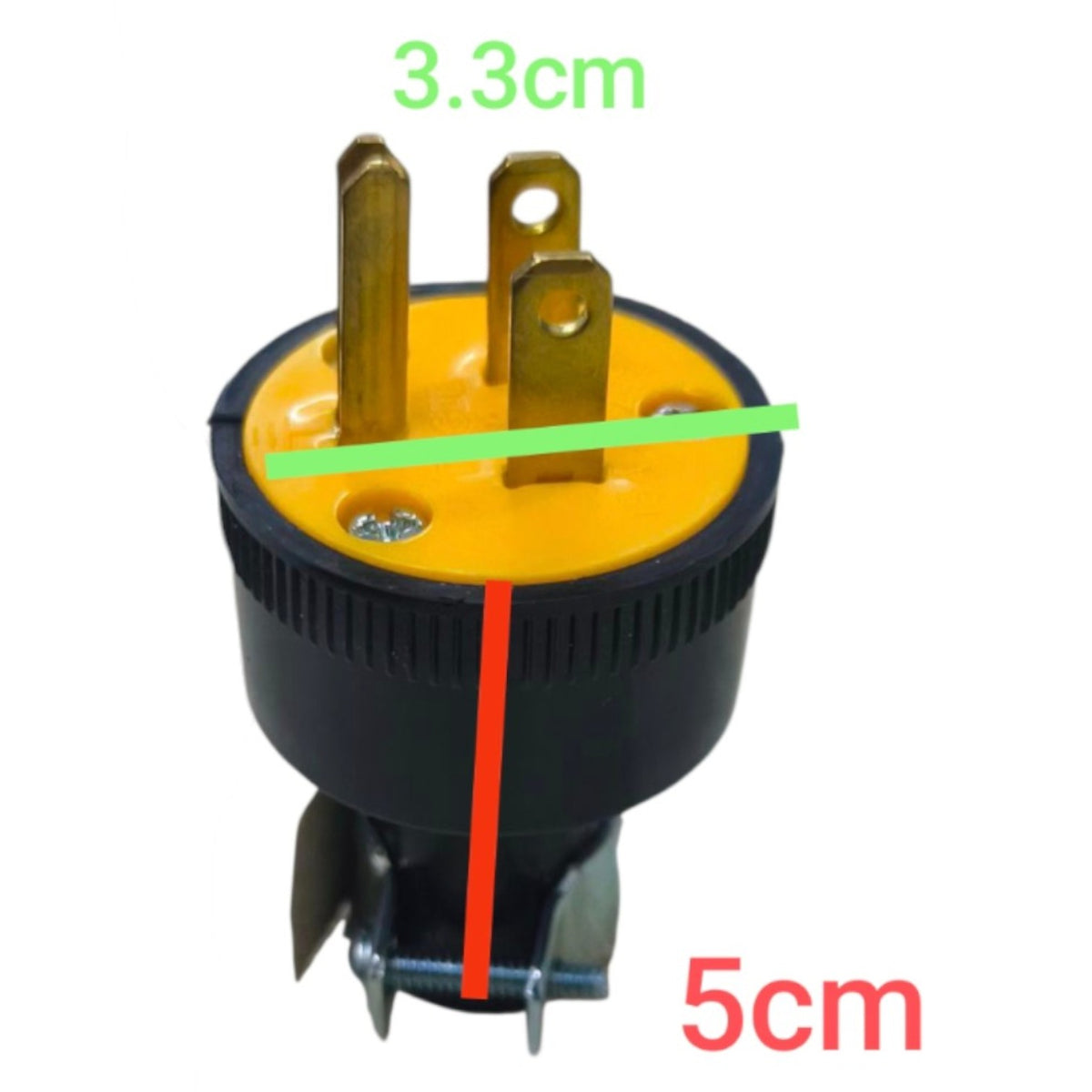 Eagle 15A 250V Heavy Duty Rubber Plug 3 Prong Type B CAT1709 I Electx Electrical Supply