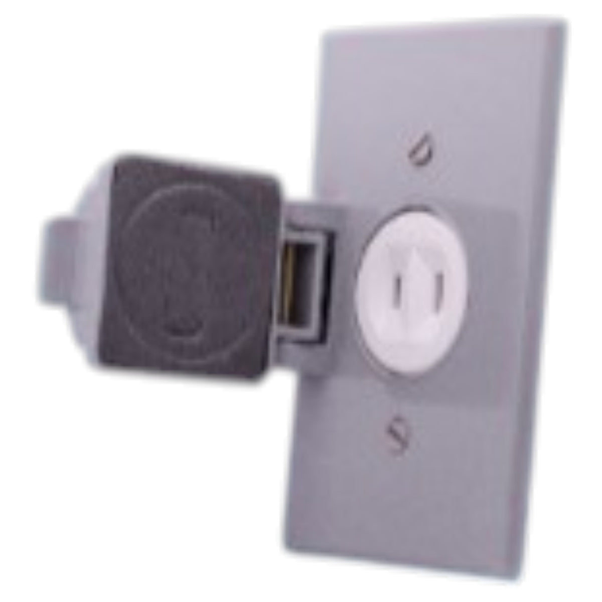 Eagle 1 Gang 15A 250V Parallel Simplex Flat Pin Outlet Weatherproof Outlet Outdoor Plate w/ Snap Cover 1961/SR2001