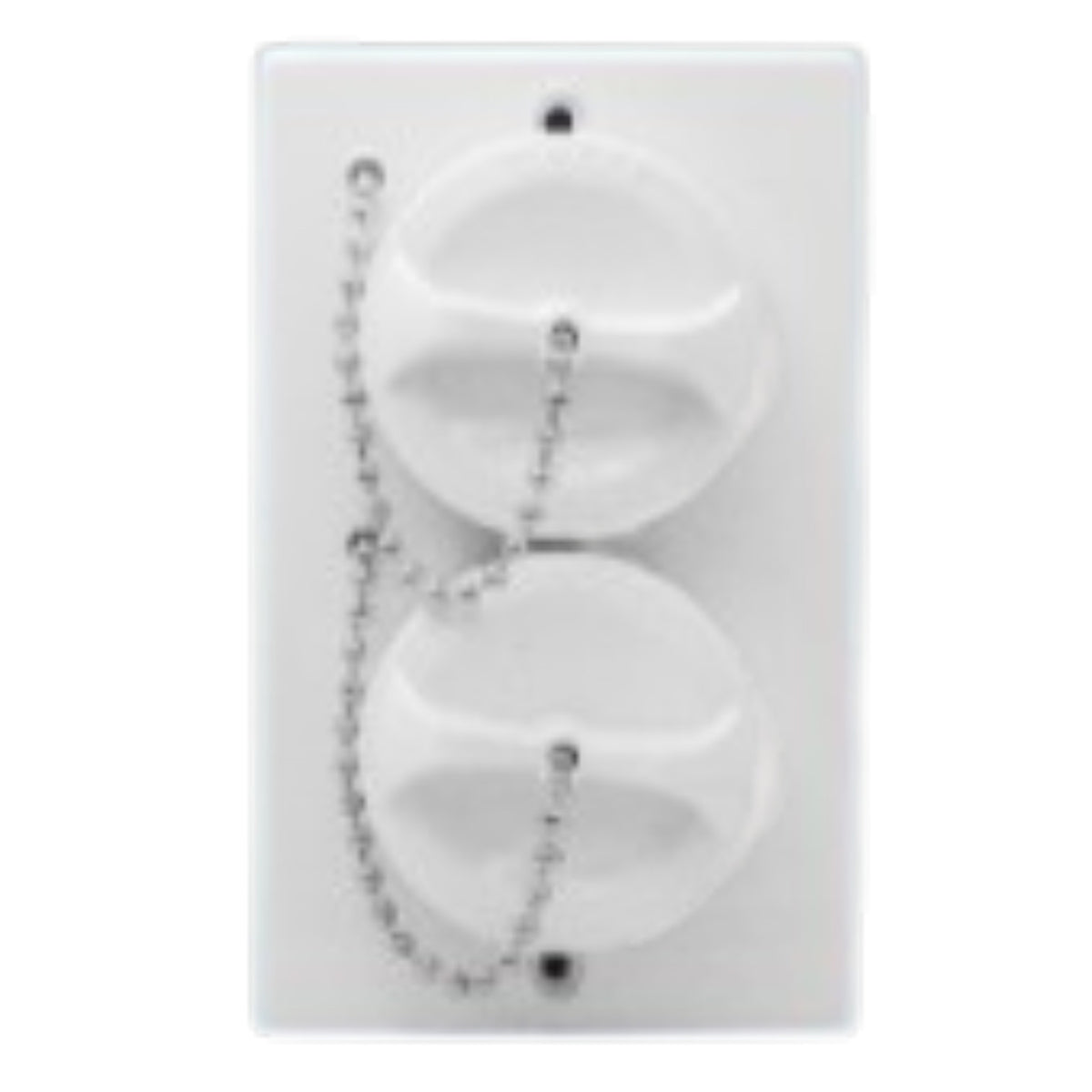Eagle 2 Gang Duplex Device Plate Snap Cover S3982