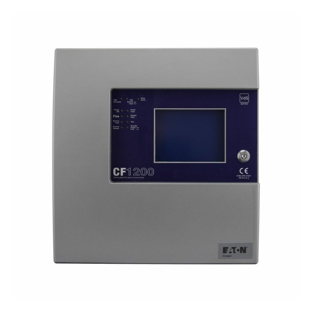 Eaton Cooper Addressable Fire Alarm Control Panel Touchscreen 2 Loops with Network Card CF-1200VDSNC - Electx Electrical Supply