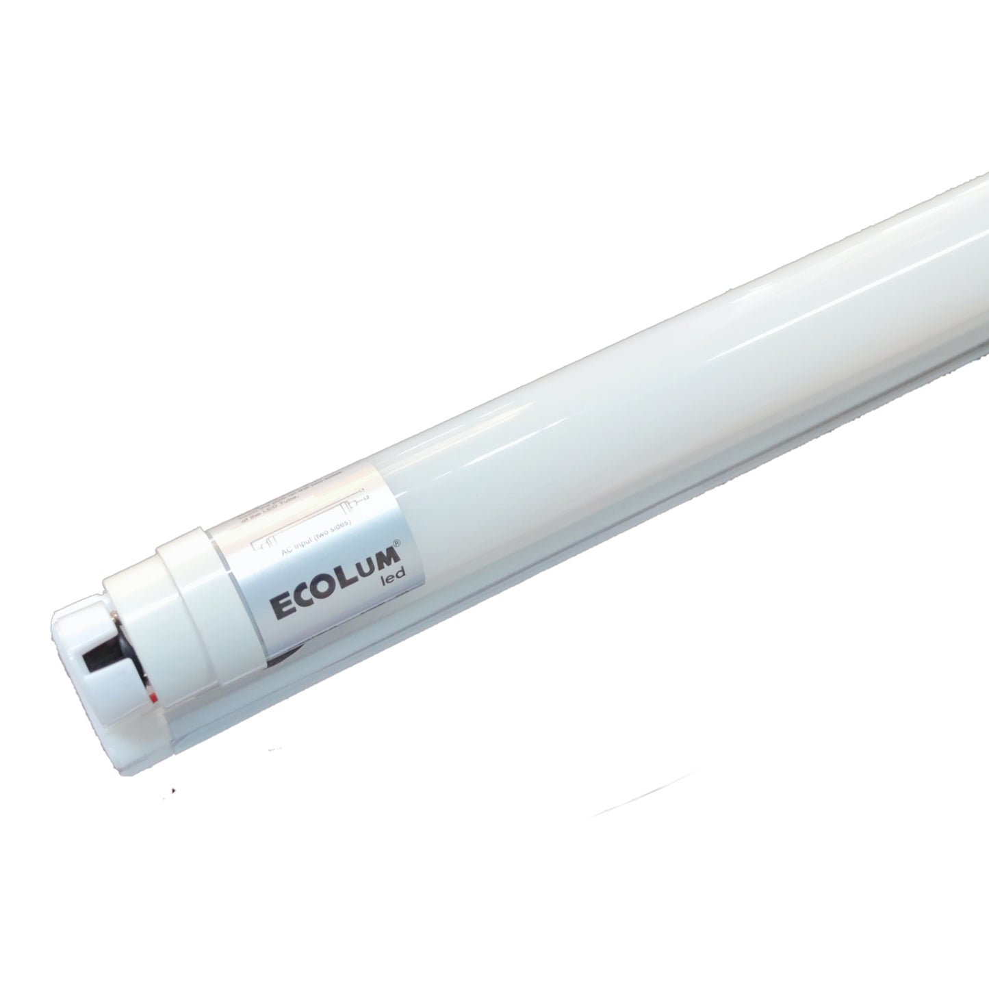 Ecolum 18W T8 LED Fluorescent Tube with Fixture Double Ended 220V AC Daylight 6500K CFS02T8DL18/1.2MFHFIX