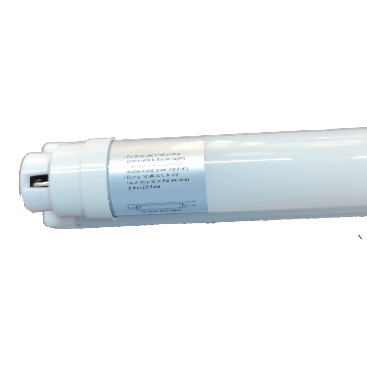 Ecolum 18W T8 LED Fluorescent Tube with Fixture Double Ended 220V AC Daylight 6500K CFS02T8DL18/1.2MFHFIX