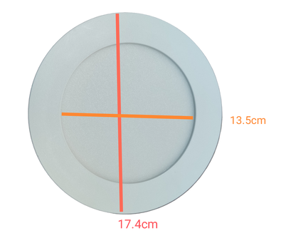 Ecolum 12W Daylight Surface Slim Downlight 6 inch 220V 6500K LED Round Downlight