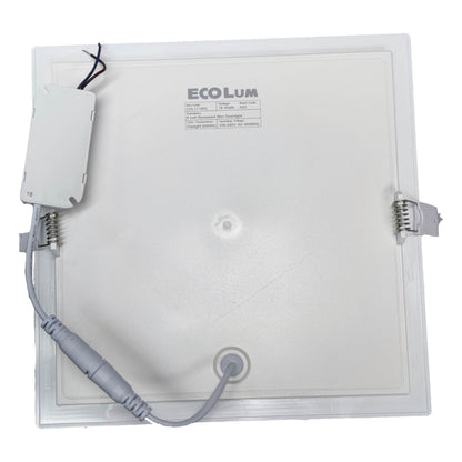 Ecolum LED panel light on a white background