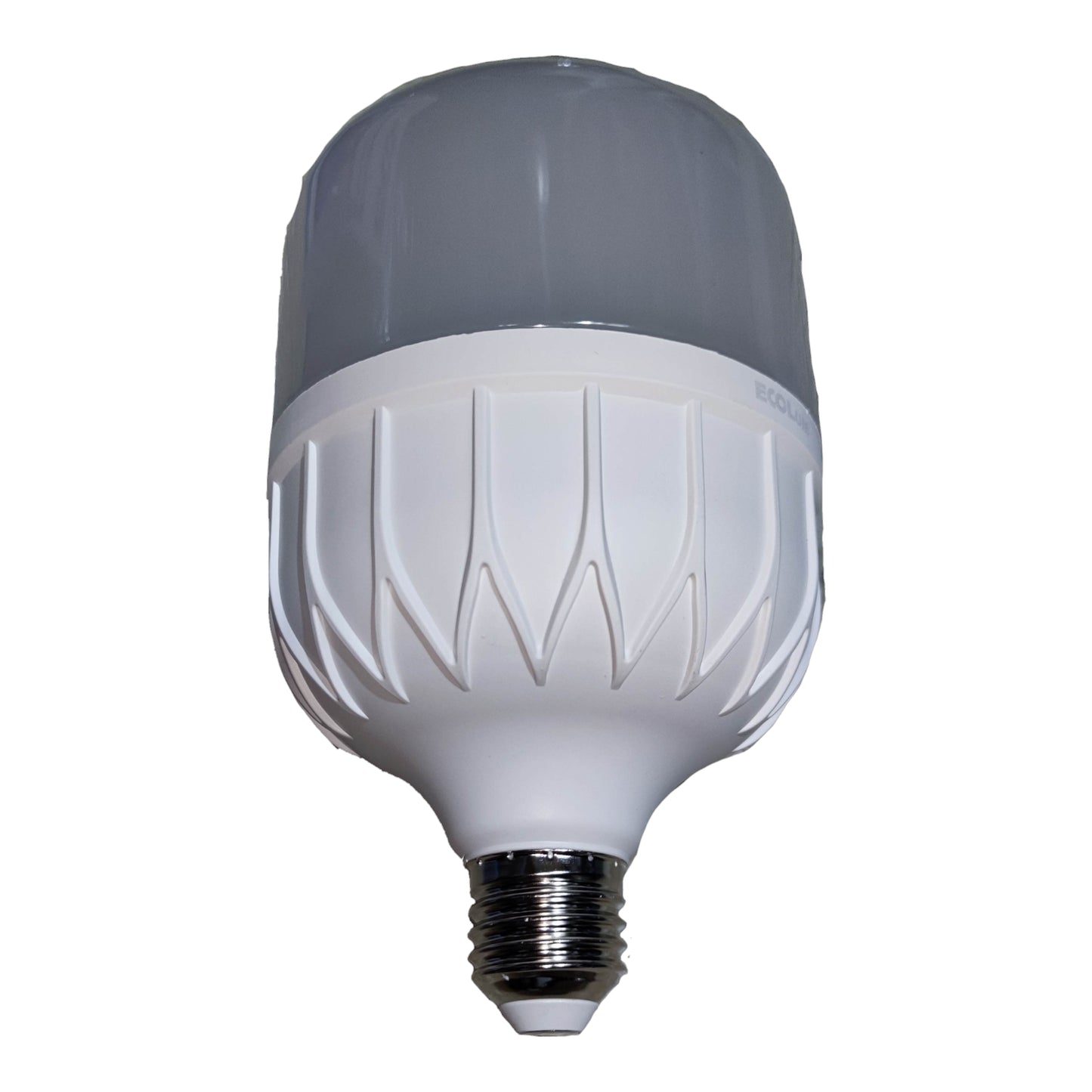 LED light bulb on a white background