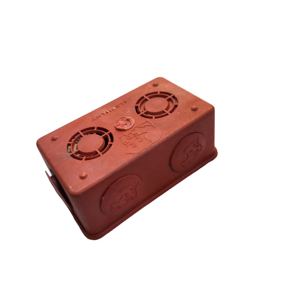 Elephant 2x4 electrical utility box in durable plastic for safe wiring installations