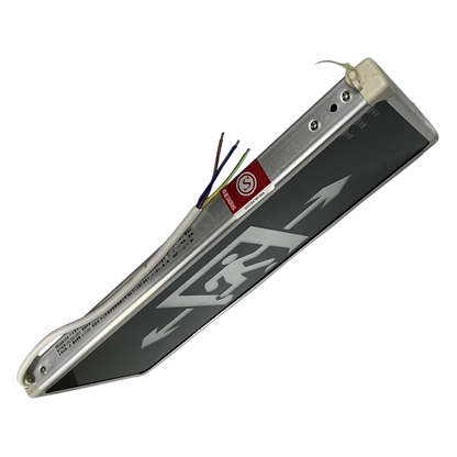 Exit Sign Left or Right Double Face Glass , Exit Running Man 220V 3W LED Green IP30 CA-BLZD-2LR0EI DF(A)