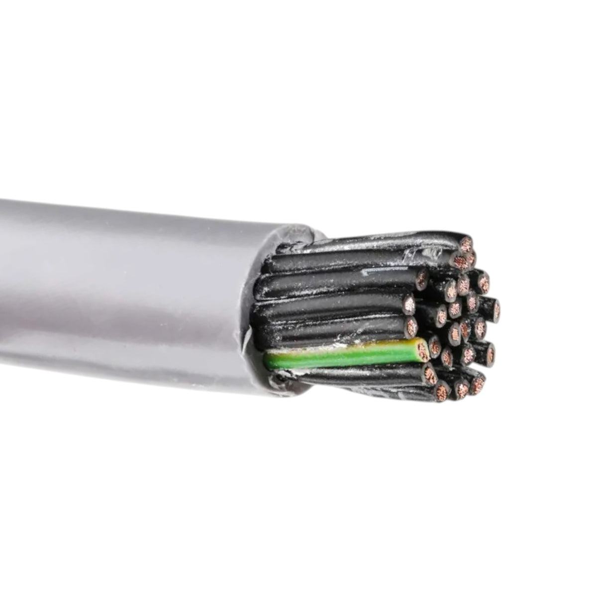 Helukabel Control Cable 1.5mm AWG 16 Un Shielded Available in 25, 18, 12, 8, 7, 6, 5, 4, 3 and 2 Cores in Different Lengths 300V AC / 500V AC Oil Resistant, Flame Retardant Acc DIn VDE 0482-332-1-2 IEC 60332-1-2, Class 5