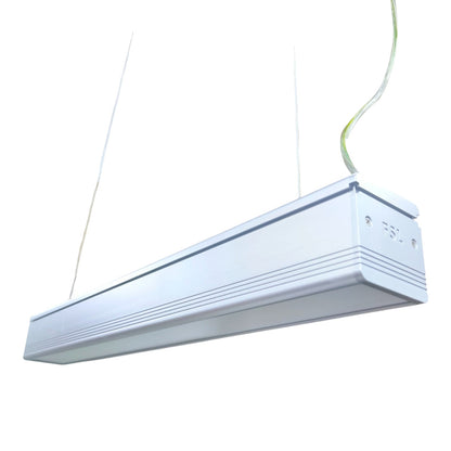 FSL 18W LED Linear Suspension Light 220V Warm White 3000K 1200 Lm Aluminum IP20 120 Beam Angle SSPL3C-18 600mm x 70mm x 70mm Pendant Mounting Electx Electrical Supply