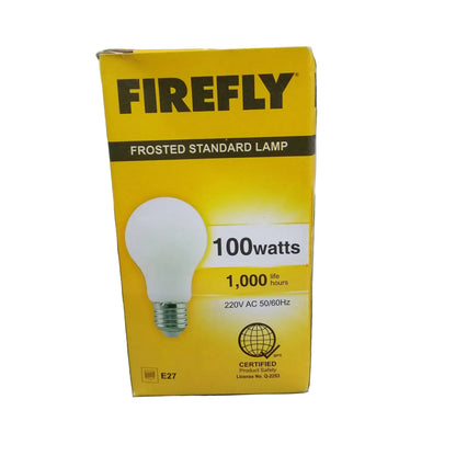 Firefly_100W_Incandescent_Bulb_Warm_White_220V_E27_Frosted_Standard_Lamp_FINS100_F_Electx Electrical Supply