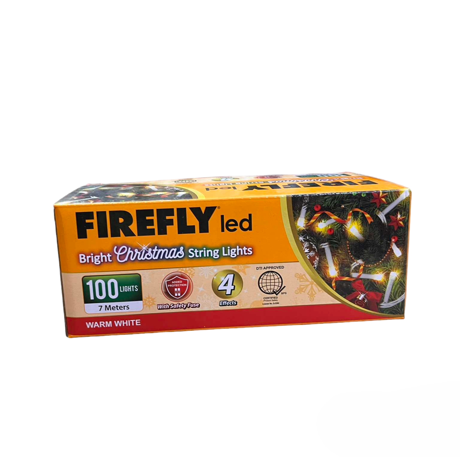Firefly 100 LED Bulb Christmas Light Warm White 3000K 7 Meters 7W  220V Indoor Max of 20 Connection White Wire 4 Effects Steady, Running, Blinking, Alternating FXL13100WW Electx Electrical Supply 4
