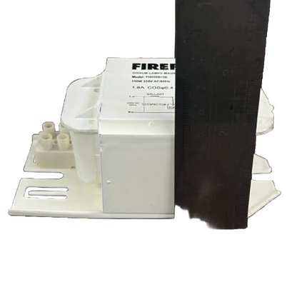 Firefly 150W high pressure sodium lamp ballast with precise measurements for reliable lighting