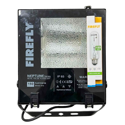Firefly 150W Metal Halide Flood Light Fixture 220V Outdoor with E27 Lamp