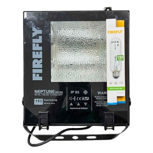 Firefly 150W Metal Halide Flood Light Fixture 220V with Lamp FLHI111/S/150/FHIMH150DL/T
