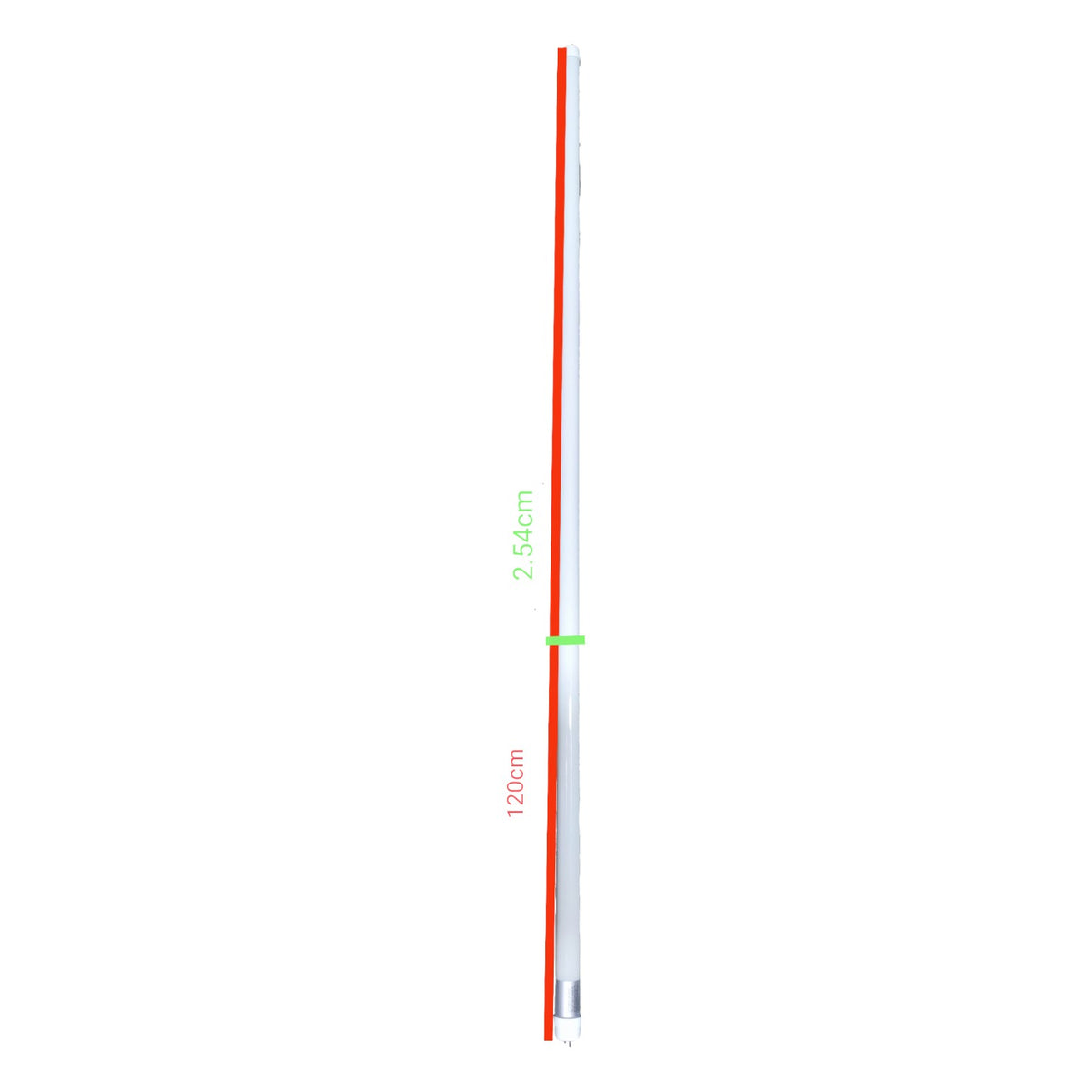 Firefly 18W LED fluorescent tube with a sleek design, perfect for energy-efficient lighting