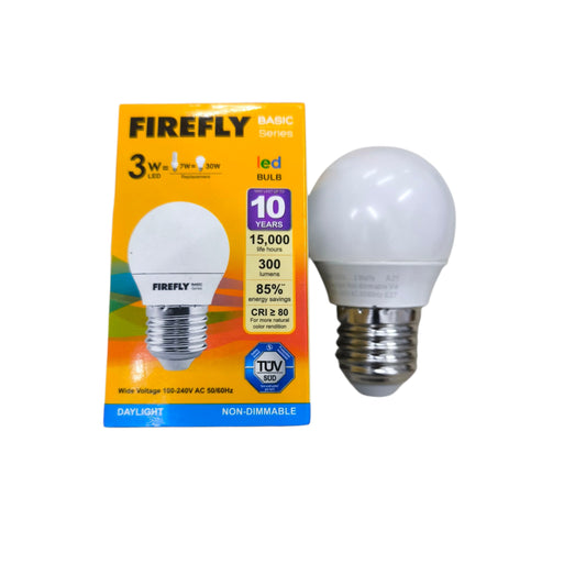 Firefly 3W LED Bulb E27 220V 6500K Daylight EBI103DL