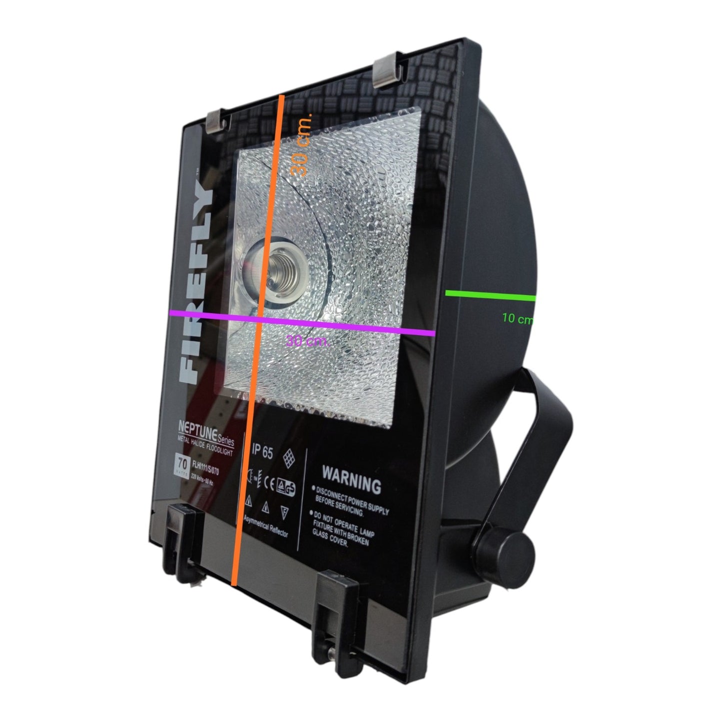 Firefly 70W Metal Halide Flood Light 220V with Lamp FLHI111/S/070/FHIMH70DL/T