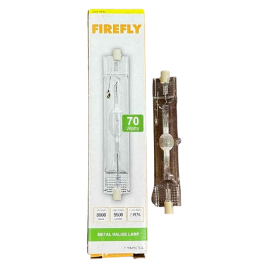 Firefly 70W Metal Halide Linear Lamp R7s Socket - front view