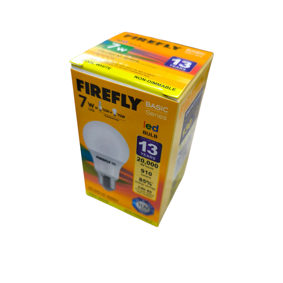 Firefly 7W LED Bulb E27 220V 4000K Cool White