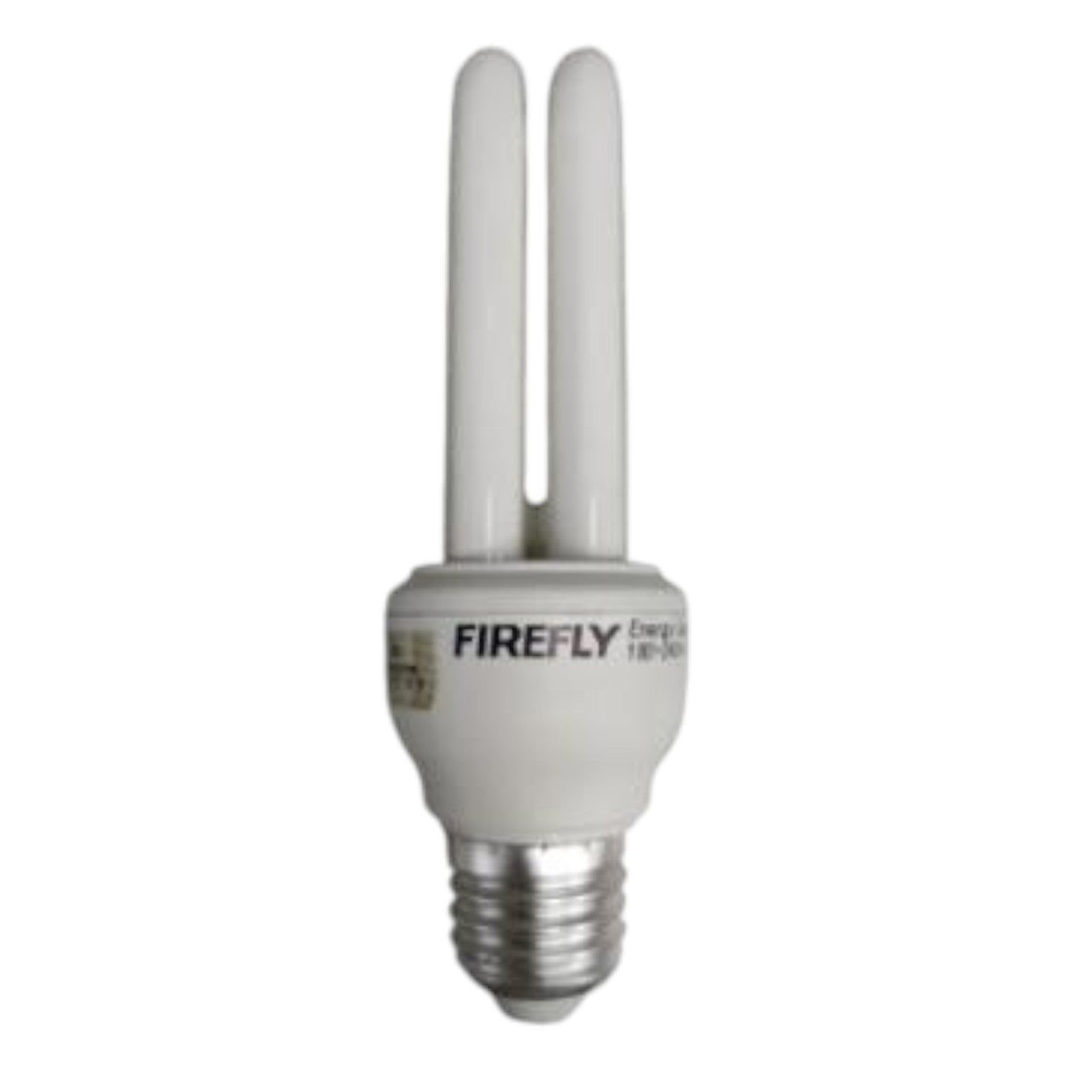 Compact fluorescent light bulb with 'Firefly' branding on a white  Firefly 7W Warm White 3000K CFL E27 220V 2U XEU22-7WWW Electx Electrical SUpply 1background