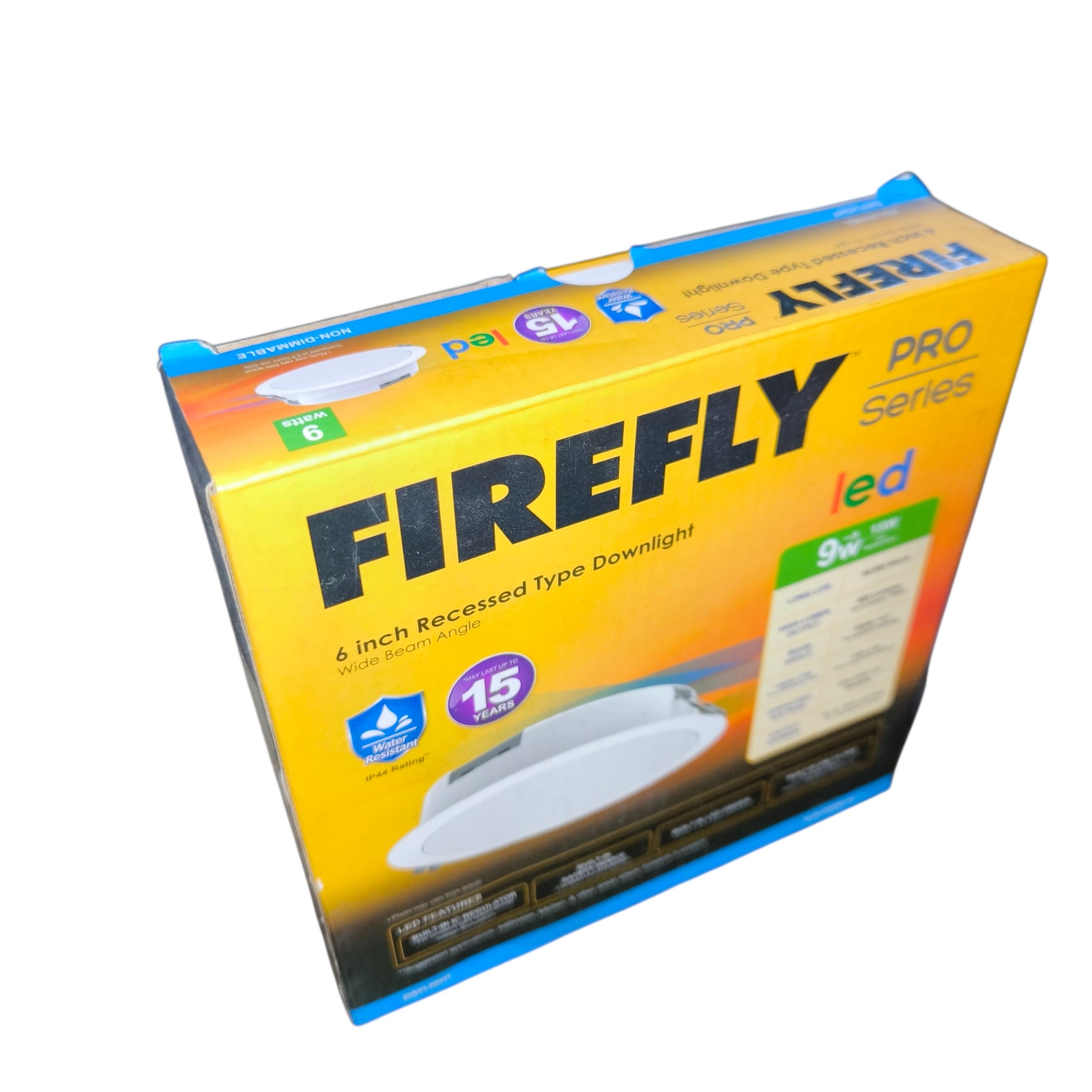 Firefly 9W LED Downlight Pro Series IP44 Rating Water Resistant 220VAC Daylight FDL2509DL Electx Electrical Supply