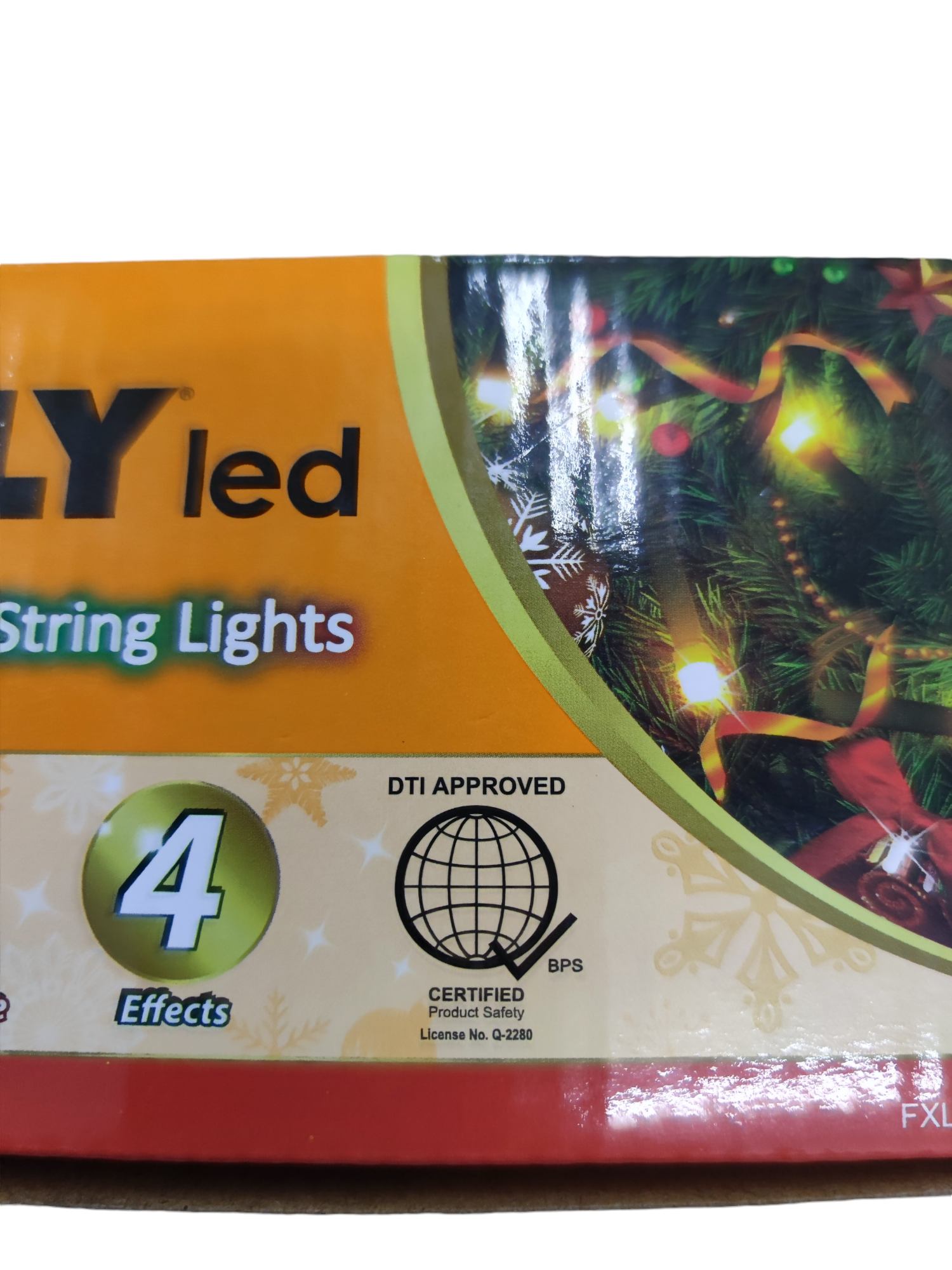 Firefly LED Christmas Light 100 Light 7 Meters 4 Effects Warm White 220V Green Wire FXL12100WW