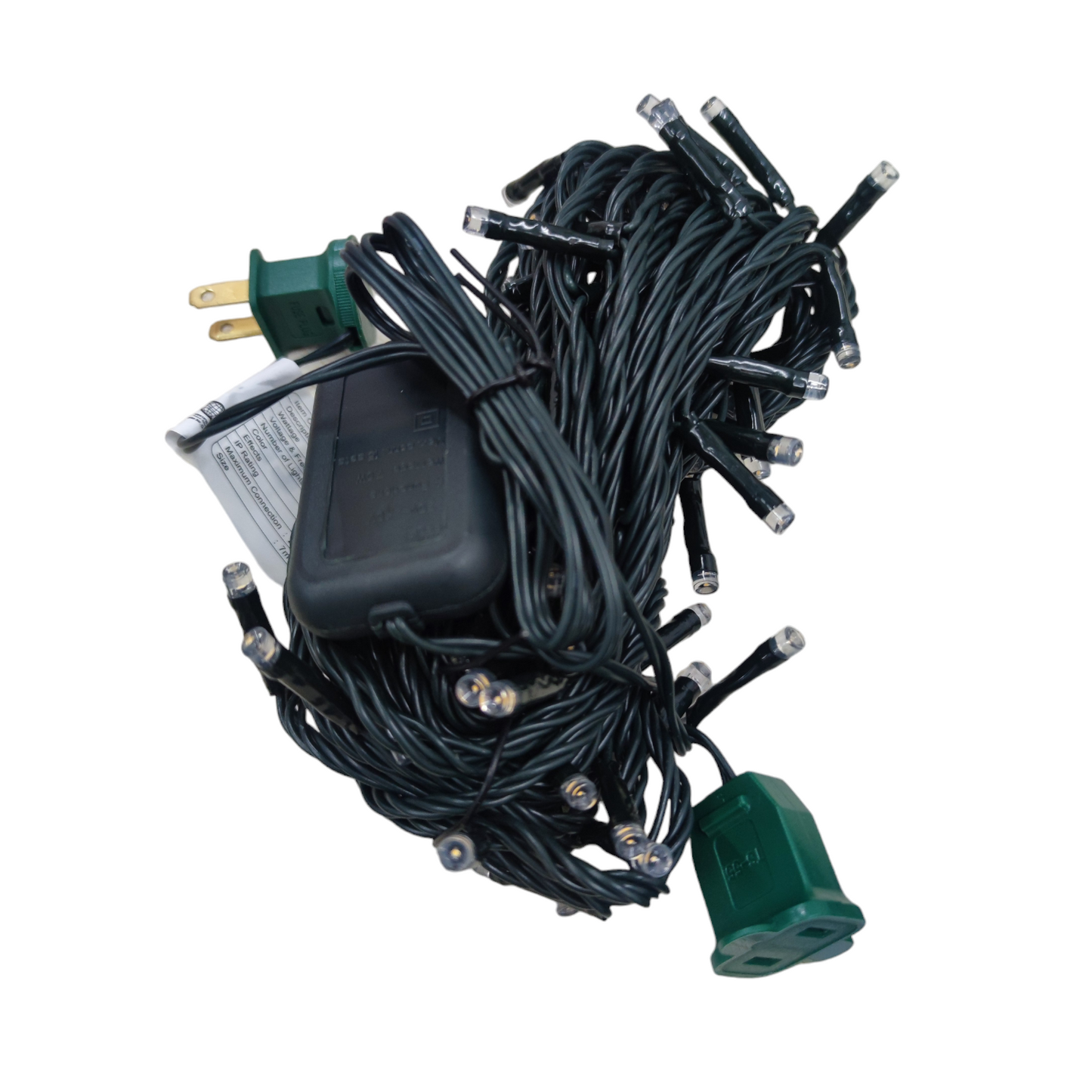 Firefly LED Christmas Light 100 Light 7 Meters 4 Effects Warm White 220V Green Wire FXL12100WW