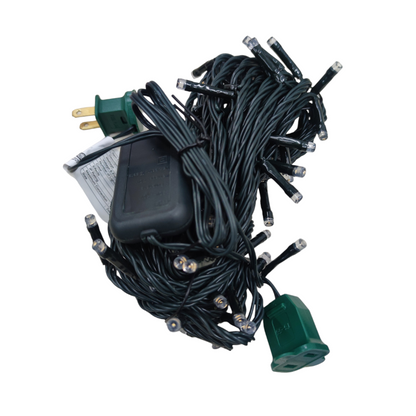 Firefly LED Christmas Light 100 Light 7 Meters 4 Effects Warm White 220V Green Wire FXL12100WW