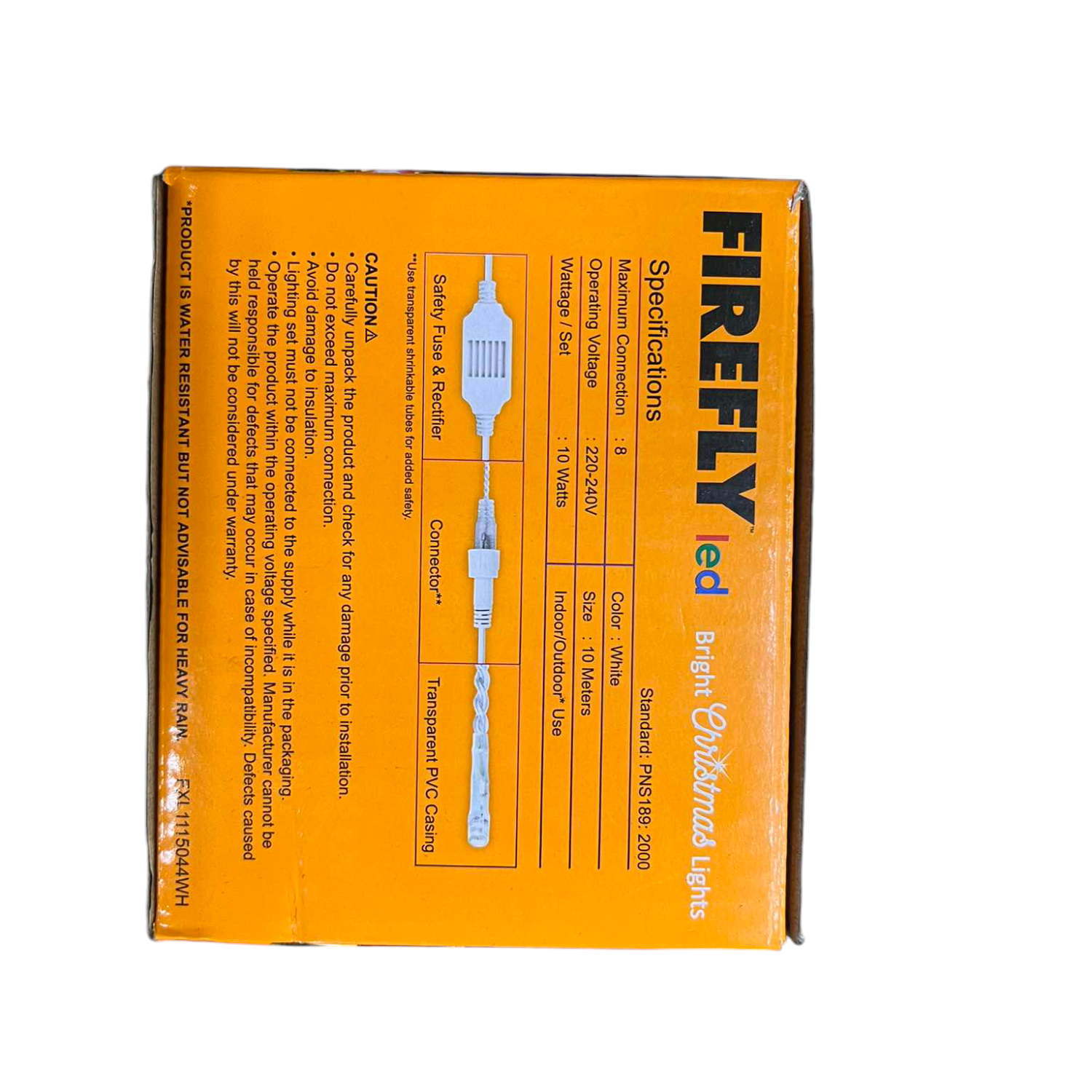 Firefly LED Christmas Light 1200 LED Bulb String Lights Indoor or Outdoor 80 meters 80W 220V Steady White Light Transparent Wire FXL1115044WHX8 ELectx Electrical SUpply 4