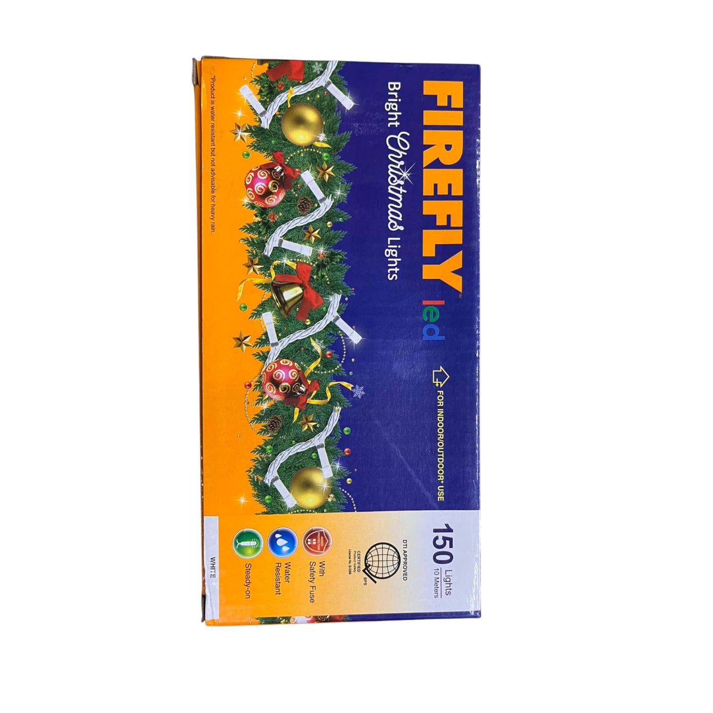 Firefly LED Christmas Light String Lights 20 Meters 300 LED Lights Bulb Color White 20W 220V Indoor or Outdoor Steady Only FXL1115044WHX2