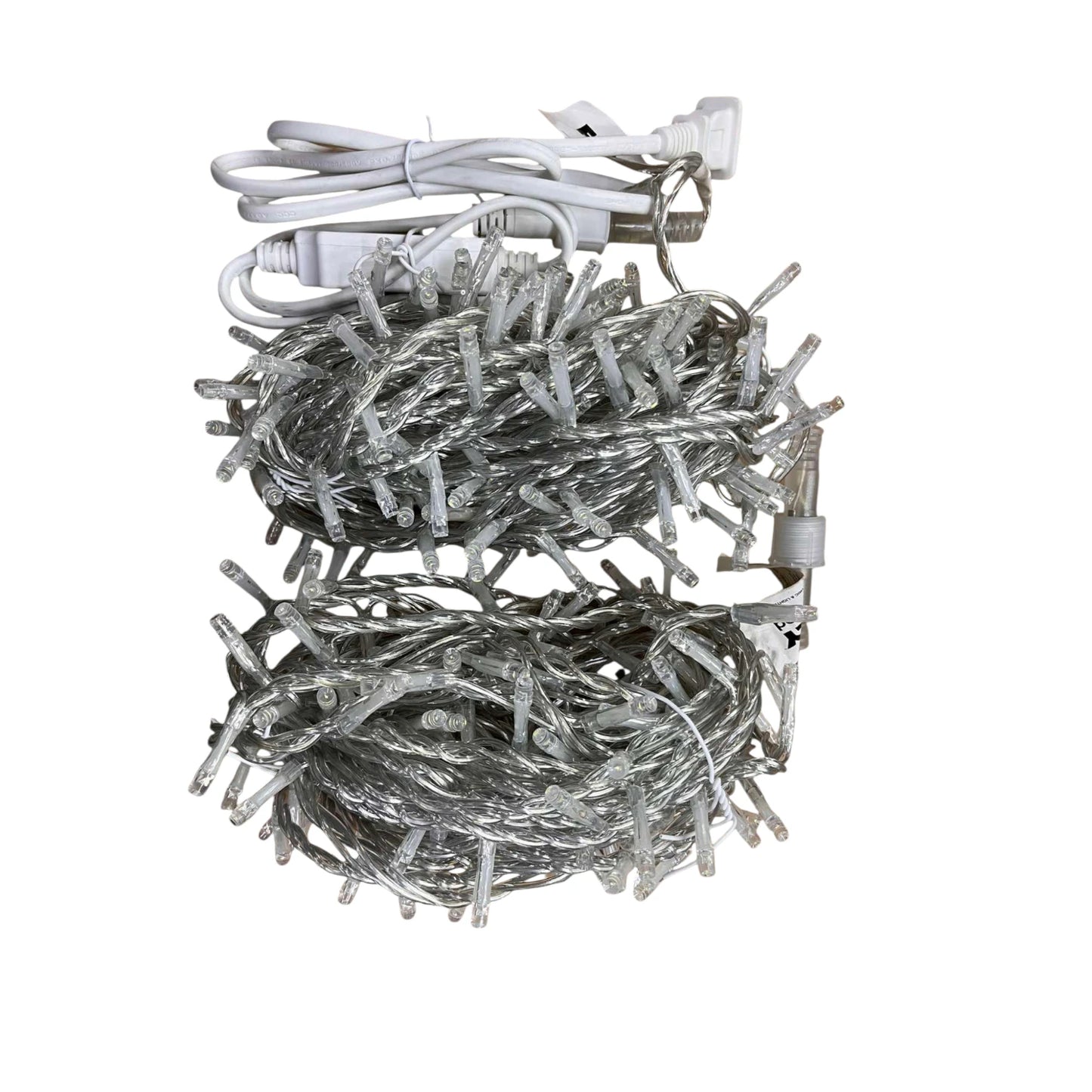 Firefly LED Christmas Light String Lights 20 Meters 300 LED Lights Bulb Color White 20W 220V Indoor or Outdoor Steady Only FXL1115044WHX2