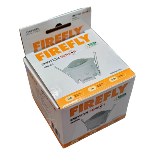 Firefly Motion Sensor Switch 1200W 250V Flush Type FEDSS1200 - front view