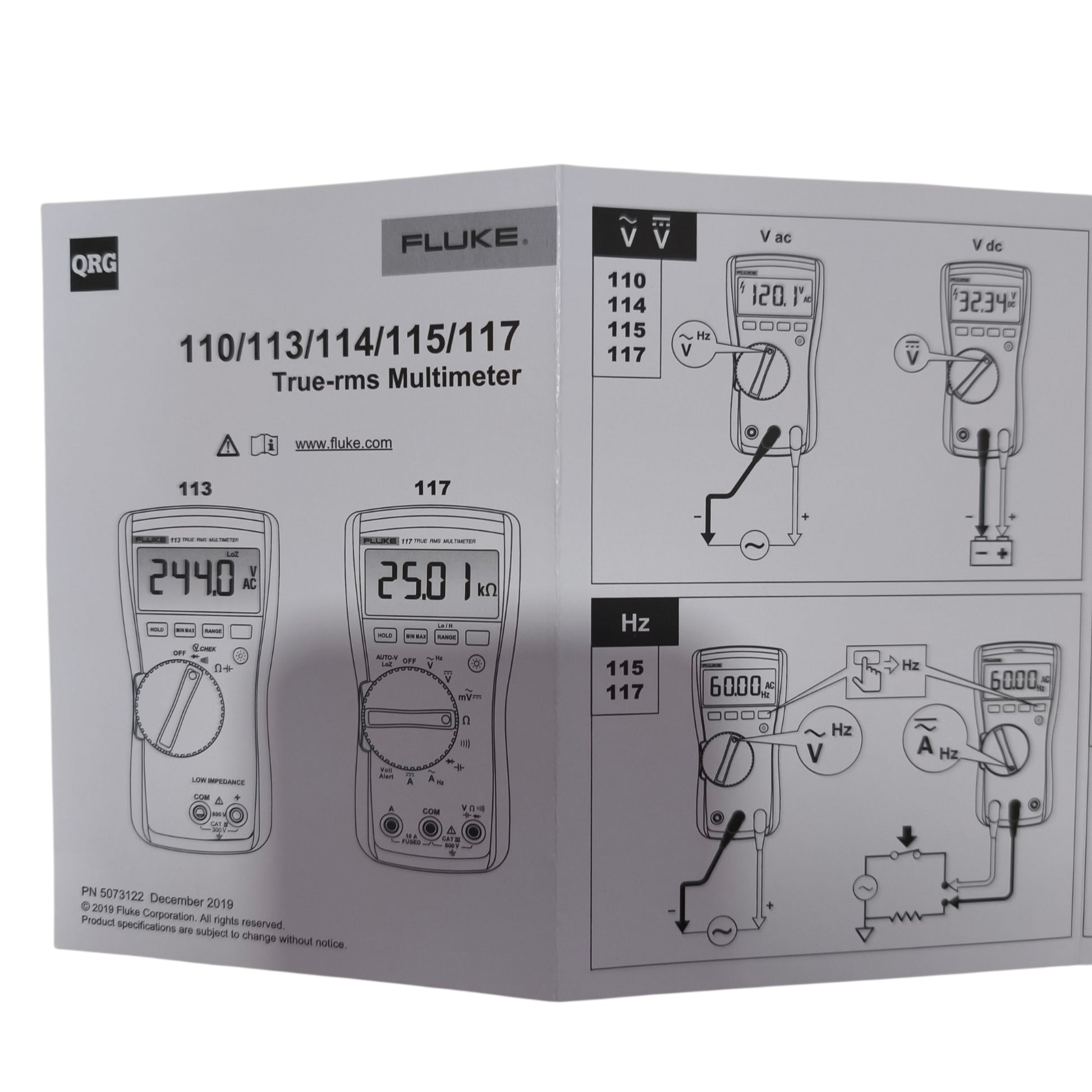 Fluke 115C Digital Multimeter True RMS Multi Tester Electx electrical Supply