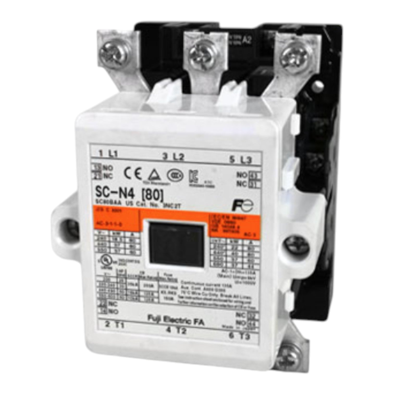 Fuji Magnetic Contactor SC-N4 Ith:80A 5NO+2NC Coil Voltage Available 220V 110V 24V 48V Electx Electrical Supply