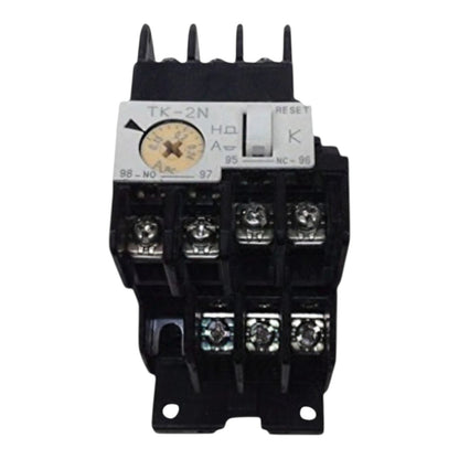 A black and white contactor relay with a rotary dial and terminal connections, shown on a plain white background.
