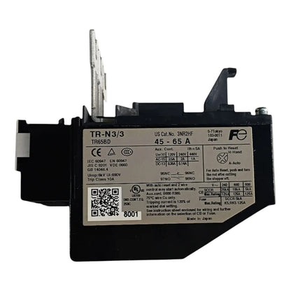 Fuji TR-N3H/3 Thermal Overload Relay for SC-N2S and SC-N3 24-105A I Electx Electrical Supply