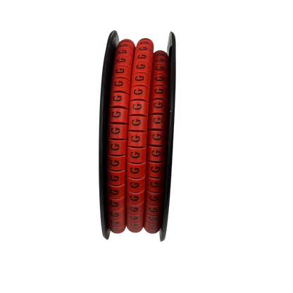 Grippes (G) Cable Marker Red 5.0mm to 7.2mm 350pcs