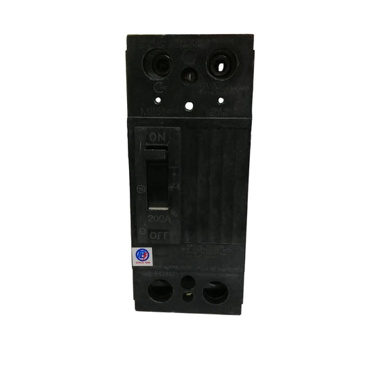 GE 200A Single Phase 2 Pole Circuit Breaker 240V MCCB, ECB, Circuit Breakers TQD22200