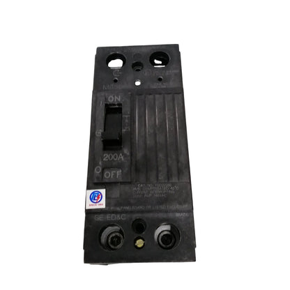 GE 200A Single Phase 2 Pole Circuit Breaker 240V MCCB, ECB, Circuit Breakers TQD22200
