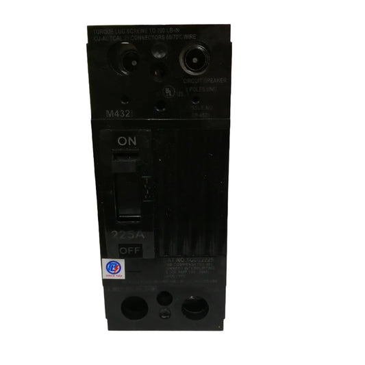 GE 225A Single Phase 2 Pole Circuit Breaker 240V MCCB, ECB, Circuit Breakers TQD22225
