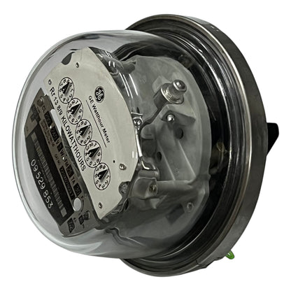 GE I-70-S FM2S KWH Meter Analog Type 3 Wire Single Phase CL200 I70S 4 Jaws 240V 60Hz